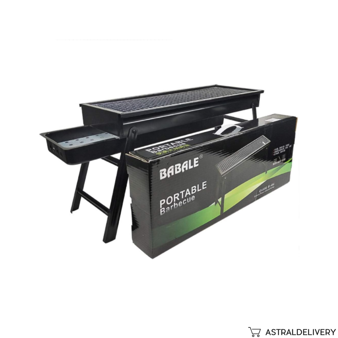 FuegoTrack-Parrilla de Carbón Portátil de Acero