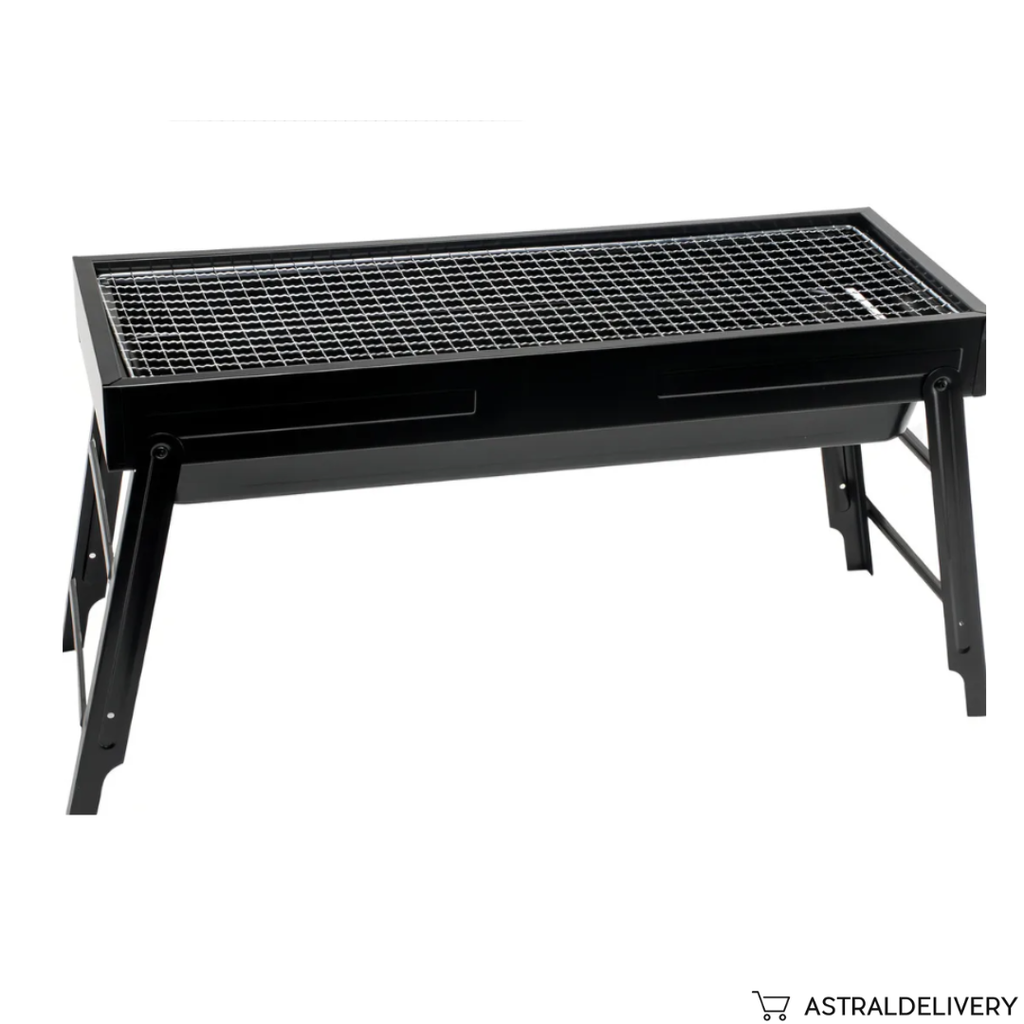 FuegoTrack-Parrilla de Carbón Portátil de Acero