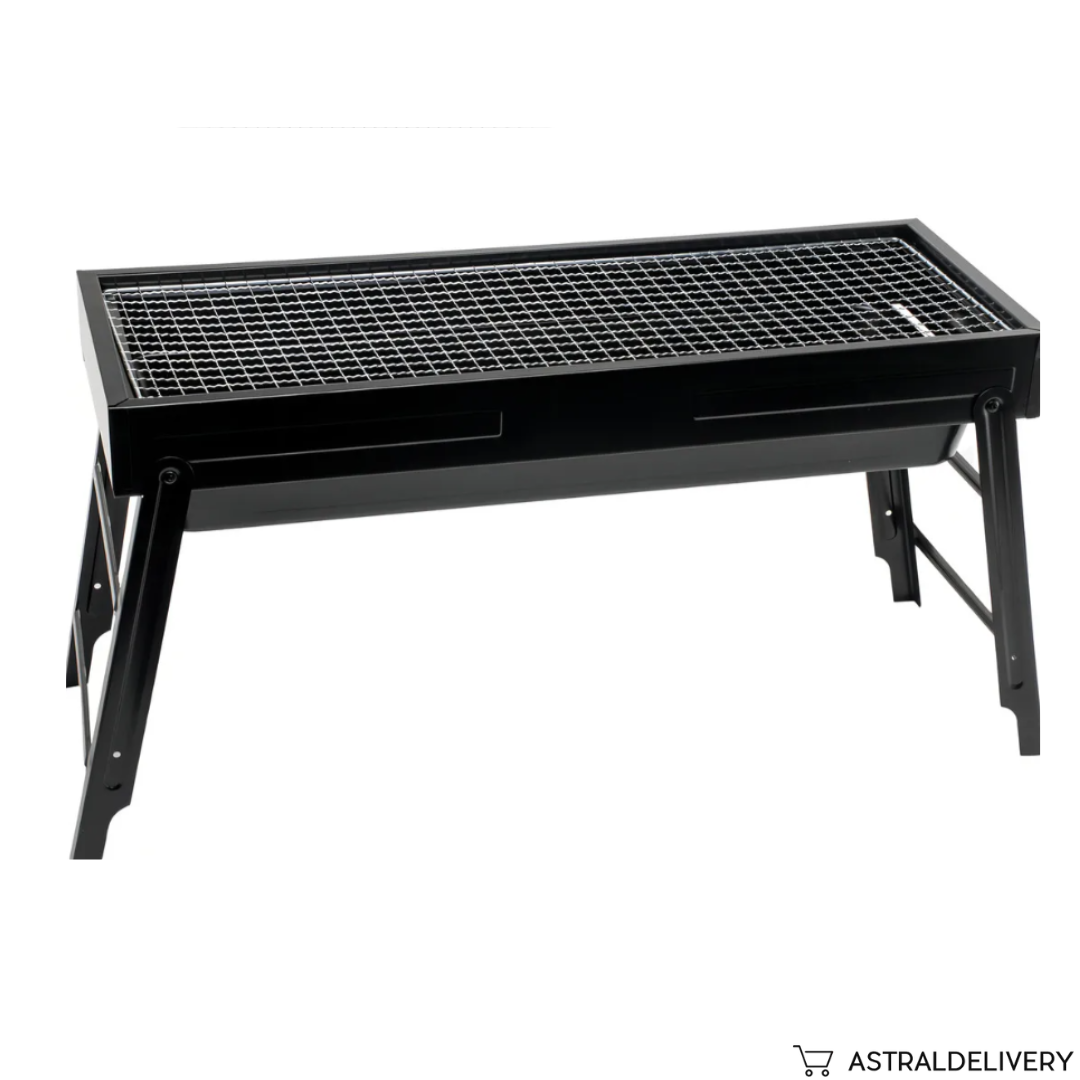 FuegoTrack-Parrilla de Carbón Portátil de Acero