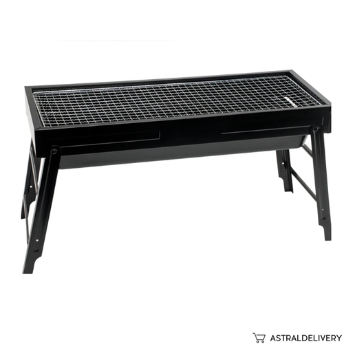 FuegoTrack-Parrilla de Carbón Portátil de Acero