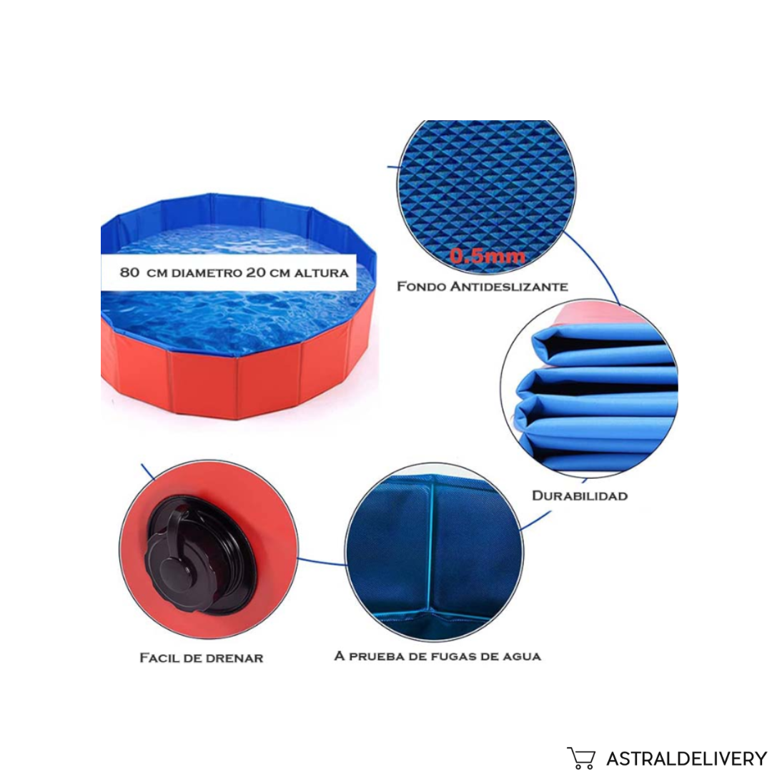 PetSplash-Piscina Plegable Para Mascota