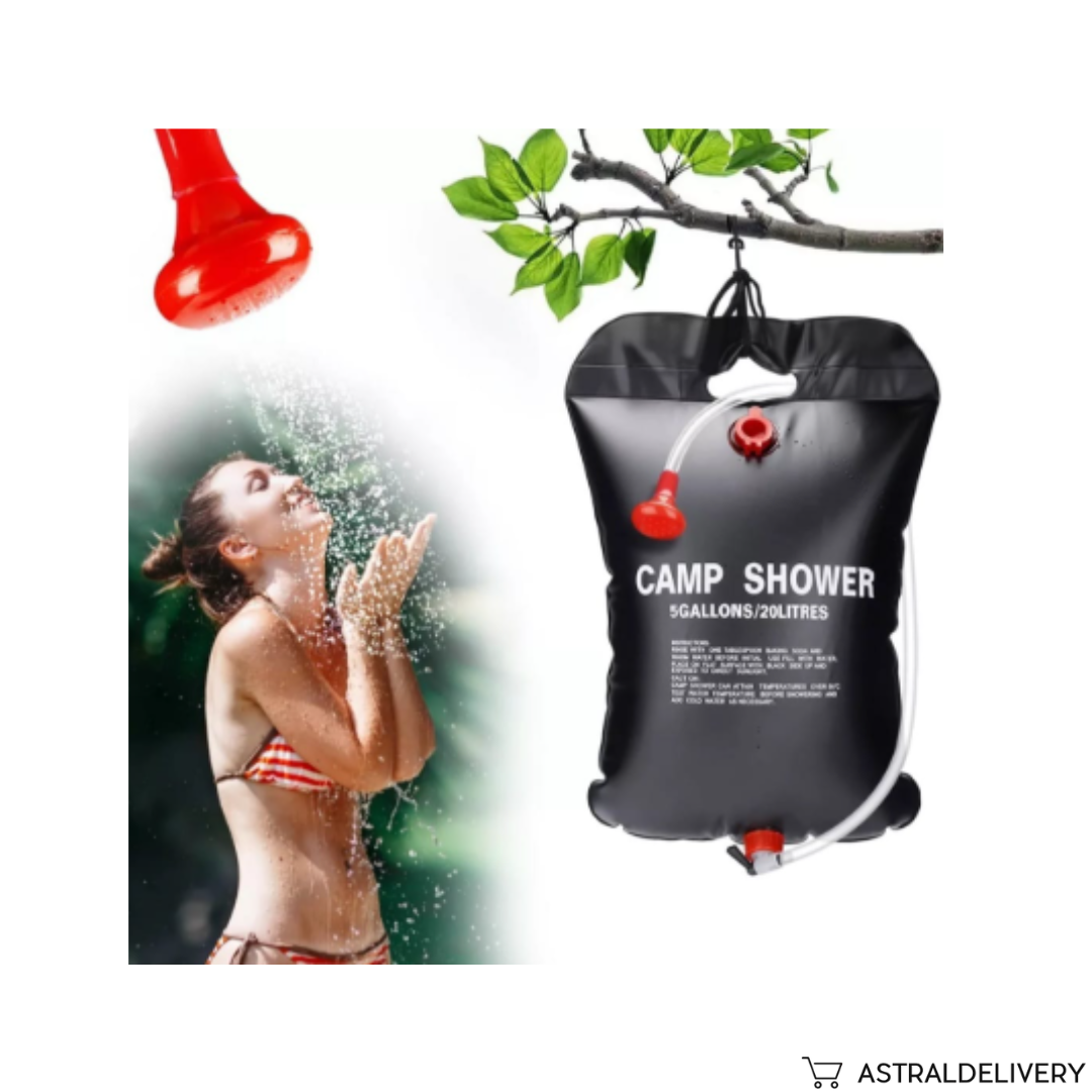 AquaSolar Camp - Ducha Portátil Solar Camping Playa